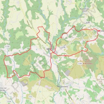 Fraysse-Montolieu GPS track, route, trail