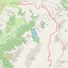 Tête du lac de Roselette GPS track, route, trail