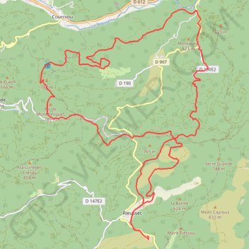 Cartouyre Saint Bauzille GPS track, route, trail