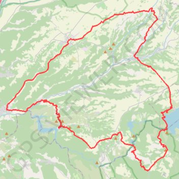 Lacs et lavandes GPS track, route, trail