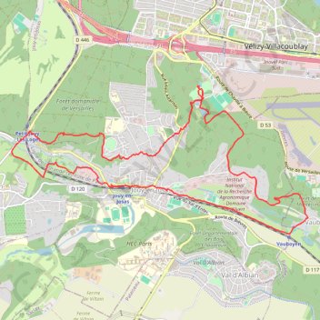Jouy-en-Josas (78 - Yvelines) GPS track, route, trail