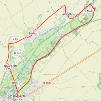 Les Rayères GPS track, route, trail