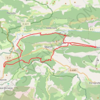 Tour du Bauroux - 19025 - UtagawaVTT.com GPS track, route, trail