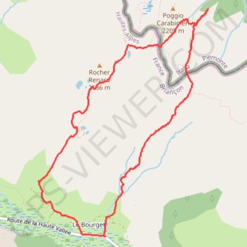 Col de Bousson GPS track, route, trail