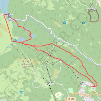 Lacs et étangs autour de Font-Romeu GPS track, route, trail