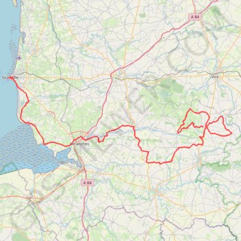 Etape 05 Sourdeval Granville_V2 GPS track, route, trail