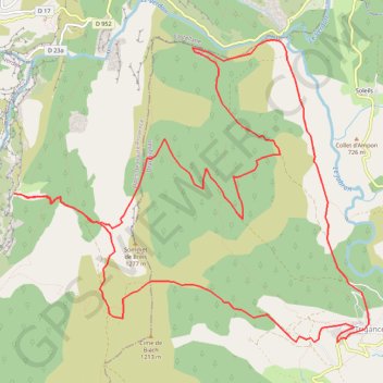 Projet Trigance GPS track, route, trail