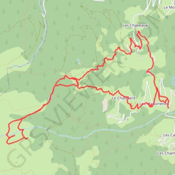 Combe de la Légette GPS track, route, trail