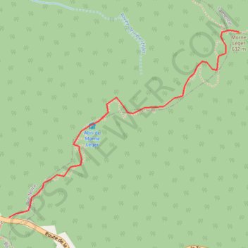 🚶 Trace Morne Léger GPS track, route, trail