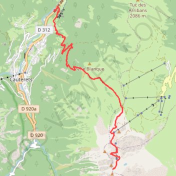 Concé-Tuque Arriou-Né GPS track, route, trail