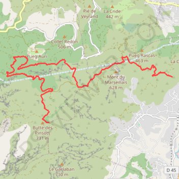 Espigaou riders - Pichauris et le vallon de l'Agasse GPS track, route, trail