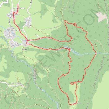 Saint Off - Chalet des Tures GPS track, route, trail
