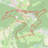 Balade autour de Ferrette GPS track, route, trail