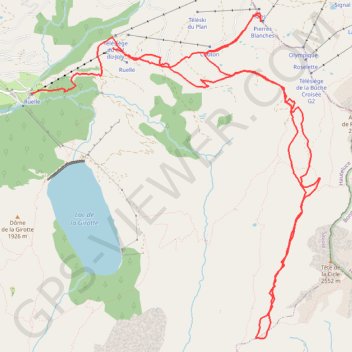 La grande pierrière GPS track, route, trail