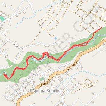🚶 Trace Cascade Dany GPS track, route, trail