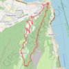Itinéraire de randonnée : la Montagne du Taillefer GPS track, route, trail