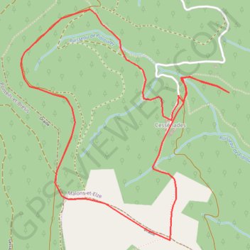 Le rucher Cessenades GPS track, route, trail