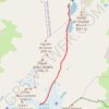 Glacier de l'étendard GPS track, route, trail