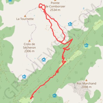 Grande Pointe de Bizard GPS track, route, trail