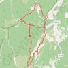 Refuge lou soustet neu - Gordes GPS track, route, trail