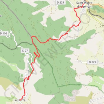 Rando du Buech GPS track, route, trail