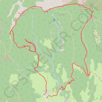 La Pointe de la Gorgeat en Chartreuse GPS track, route, trail