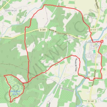 Beaume-de-Transit GPS track, route, trail