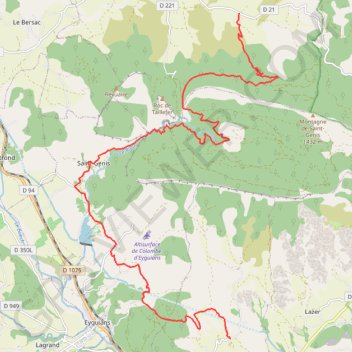 Les Arnauds - Arzeliers (Grande Traversée des Préalpes) GPS track, route, trail