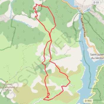La crete du loup GPS track, route, trail