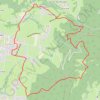 A pied a cheval a VTT grand circuit GPS track, route, trail
