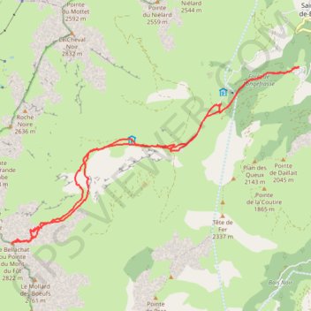 Pointe du Mont du Fût / Bellachat GPS track, route, trail